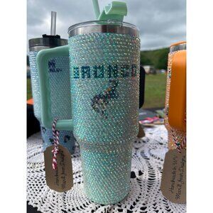 Ford Bronco Rhinestone Custom Stainless Cup 40 oz